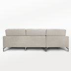 Τριθέσιος Καναπές Γωνία με Ανάκλινδρο Hauz Atlantic Default Title